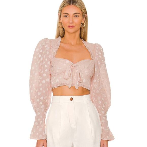 Majorelle Valerie Top in Blush Pink NWOT Size Small - Picture 1 of 3